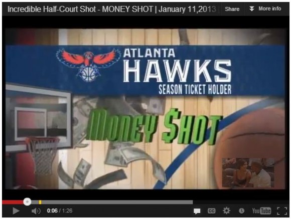 Half court money shot